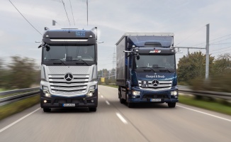 Hidrojen yakıtlı Mercedes kamyon yollara çıkıyor